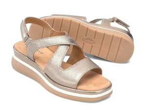 �R���t�H�[�e�B�o ���f�B�[�X �V���[�Y �T���_�� ComfortivaAmethyst Wedge Sandalight Bronze