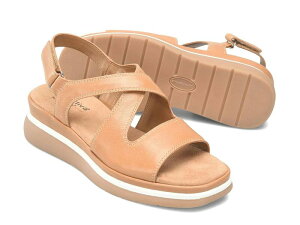 �R���t�H�[�e�B�o ���f�B�[�X �V���[�Y �T���_�� ComfortivaAmethyst Wedge Sandalight Brown �u���E��