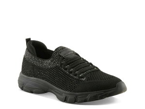 �t���N�T�X ���f�B�[�X �V���[�Y �X���b�|���E���[�t�@�[ �X�j�[�J�[ FlexusGambino Slip-On Sneaker Black �u���b�N