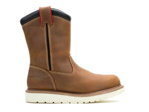 �E�����@���� �����Y �V���[�Y �u�[�c�E���C���u�[�c WolverineLoader II Waterproof Wellington Hyperrest Work Boot - Men's Dark Brown �u���E��