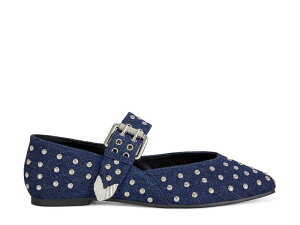 �A�U���A ���� ���f�B�[�X �V���[�Y �p���v�X Azalea WangKennith Mary Jane Flat Blue �u���[