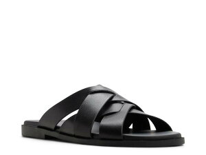 �A���h �����Y �V���[�Y �T���_�� Aldo Birchill Sandal Black Leather �u���b�N