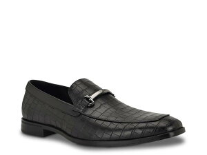 �Q�X �����Y �V���[�Y �X���b�|���E���[�t�@�[ Guess Heben Loafer Black Croc Print �u���b�N