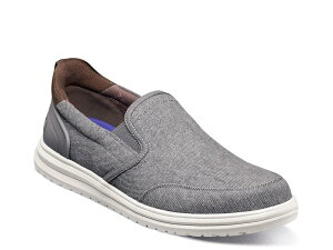 �m���u�b�V�� �����Y �V���[�Y �X���b�|���E���[�t�@�[ Nunn Bush Brew City EZ Hands Free Slip-On Grey �O���[