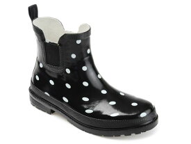 ジュルネ コレクション レディース ブーツ・レインブーツ シューズ Tekoa Rain Boot Black/White Polka Dot Print