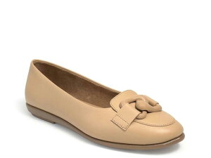 �G�A���\�[���Y ���f�B�[�X �V���[�Y �p���v�X Aerosoles Bell Ballet Flat Beige �x�[�W��