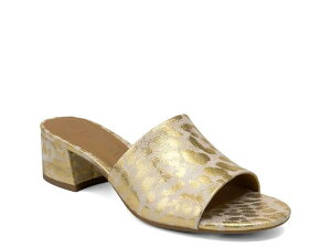 �G�A���\�[���Y ���f�B�[�X �V���[�Y �T���_�� Aerosoles Como Sandal Gold Metallic Leopard Print �S�[���h