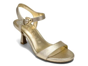 �G�A���\�[���Y ���f�B�[�X �V���[�Y �T���_�� Aerosoles Divia Sandal Gold Metallic �S�[���h