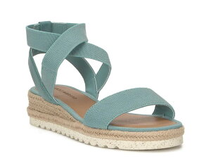 ���b�L�[�u�����h ���f�B�[�X �V���[�Y �T���_�� Lucky Brand Thimba Espadrille Wedge Sandal Teal �e�B�[��