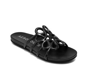 �G�A���\�[���Y ���f�B�[�X �V���[�Y �T���_�� Aerosoles Frida Sandal Black �u���b�N
