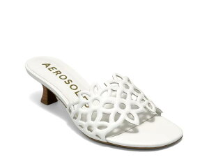 �G�A���\�[���Y ���f�B�[�X �V���[�Y �T���_�� Aerosoles Kirah Sandal Bright White �z���C�g