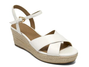 �G�A���\�[���Y ���f�B�[�X �V���[�Y �T���_�� Aerosoles Casarina Espadrille Wedge Sandal White �z���C�g