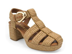 �G�A���\�[���Y ���f�B�[�X �V���[�Y �T���_�� �v���b�g�t�H�[�� Aerosolesoave Platform Sandal Dark Brown �u���E��