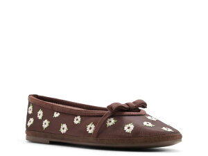 �A���h ���f�B�[�X �V���[�Y �p���v�X Aldo Aurabella Ballet Flat Cognac