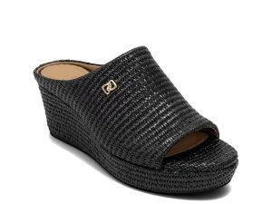�G�A���\�[���Y ���f�B�[�X �V���[�Y �T���_�� Aerosoles Cafe Wedge Sandal Black �u���b�N