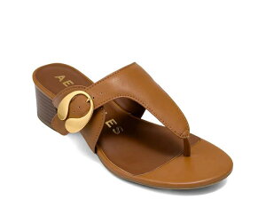 �G�A���\�[���Y ���f�B�[�X �V���[�Y �T���_�� Aerosoles Cloude Sandal Dark Brown �u���E��
