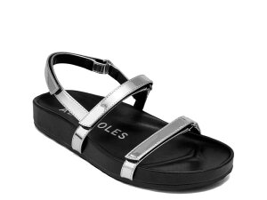 �G�A���\�[���Y ���f�B�[�X �V���[�Y �T���_�� Aerosoles Liana Sandal Silver Metallic �V���o�[