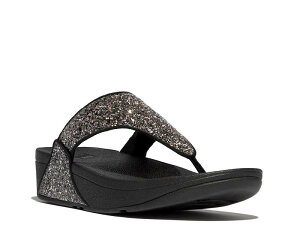 �t�B�b�g�t���b�v ���f�B�[�X �V���[�Y �T���_�� FitFlop Lulu Wedge Sandal Black �u���b�N