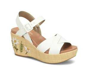 �R�[�N�C�[�Y ���f�B�[�X �V���[�Y �T���_�� Kork-EaseAva 2.0 Wedge Sandal Cream �N���[��