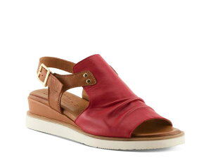 �X�v�����O�X�e�b�v ���f�B�[�X �V���[�Y �T���_�� Spring StepLocals Wedge Sandal Red ���b�h