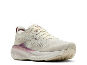�u���b�N�X ���f�B�[�X �V���[�Y �X�j�[�J�[ BrooksAdrenaline 25 Running Shoe - Women's White/Pink �z���C�g