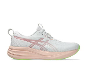�A�V�b�N�X ���f�B�[�X �V���[�Y �X�j�[�J�[ ASICSGEL-Pulse 17 Running Shoe - Women's White/Pink �z���C�g