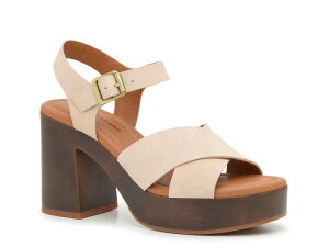 ���b�L�[�u�����h ���f�B�[�X �V���[�Y �T���_�� �v���b�g�t�H�[�� Lucky BrandCalby Platform Sandal Off White �I�t�z���C�g