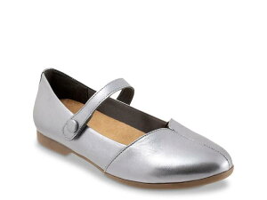 �g���b�^�[�Y ���f�B�[�X �V���[�Y �p���v�X TrottersIrene Mary Jane Flat Grey �O���[