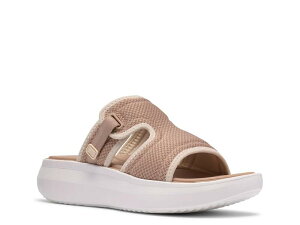 �N���[�N�X ���f�B�[�X �V���[�Y �T���_�� ClarksSolevana Mist Wedge Sandal Sand �T���h