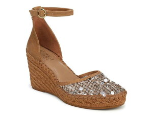 �t�����R�T���g ���f�B�[�X �V���[�Y �T���_�� Franco SartoIdalia Espadrille Wedge Sandal Brown �u���E��