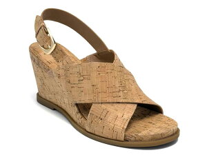 �G�A���\�[���Y ���f�B�[�X �V���[�Y �T���_�� AerosolesDayonara Wedge Sandal Tan Cork �^��
