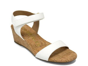 �G�A���\�[���Y ���f�B�[�X �V���[�Y �T���_�� AerosolesWel Wedge Sandal White �z���C�g