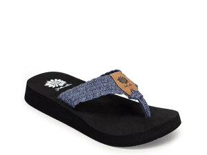 �C�G���[�{�b�N�X ���f�B�[�X �V���[�Y �T���_�� Yellow BoxSoleil Sandal Blue �u���[