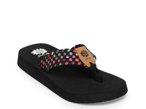 �C�G���[�{�b�N�X ���f�B�[�X �V���[�Y �T���_�� Yellow BoxSoleil Sandal Black/Multicolor �u���b�N