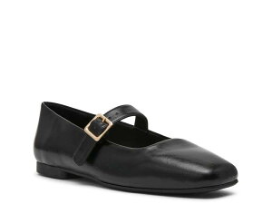 �A���N���C�� ���f�B�[�X �V���[�Y �p���v�X Anne KleinMabel Mary Jane Flat Crinkle Black �u���b�N
