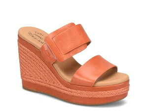 �R�[�N�C�[�Y ���f�B�[�X �V���[�Y �T���_�� Kork-EaseRaya Espadrille Wedge Sandal Orange �I�����W