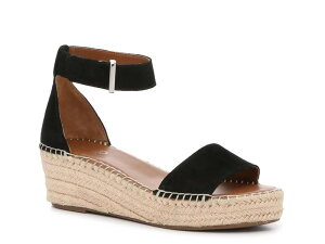 �t�����R�T���g ���f�B�[�X �V���[�Y �T���_�� Franco SartoPela Espadrille Wedge Sandal Black �u���b�N