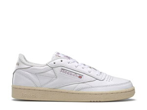 ���[�{�b�N ���f�B�[�X �V���[�Y �X�j�[�J�[ ���B���e�[�W ReebokClub C 85 Vintage Sneaker - Women's White �z���C�g