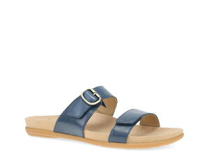 �_���X�R ���f�B�[�X �V���[�Y �T���_�� DanskoJustine Sandal Marine Blue �u���[