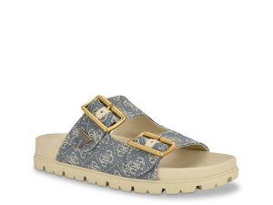 �Q�X ���f�B�[�X �V���[�Y �T���_�� GuessFasten Sandal Medium Blue �u���[