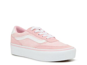 �o���Y ���f�B�[�X �V���[�Y �X�j�[�J�[ �v���b�g�t�H�[�� VansBrooklyn Platform Sneaker - Women's Coral Blush �u���b�V��
