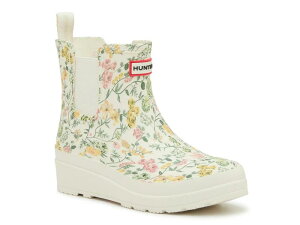 �n���^�[ ���f�B�[�X �V���[�Y �u�[�c�E���C���u�[�c �`�F���V�[ HUNTERTabitha Chelsea Rain Boot - Women's White/Multicolor Floral Print �z���C�g
