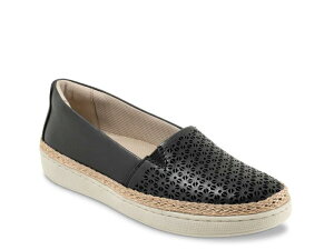 �g���b�^�[�Y ���f�B�[�X �V���[�Y �X���b�|���E���[�t�@�[ TrottersAccent Slip-On Black �u���b�N