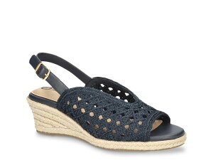�x�����B�[�^ ���f�B�[�X �V���[�Y �T���_�� Bella VitaBethany Espadrille Wedge Sandal Navy �l�C�r�[