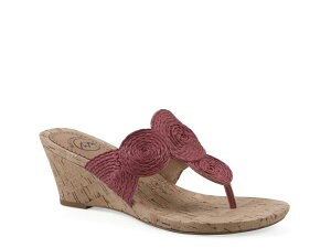 �y���������z �z���C�g�}�E���e�� ���f�B�[�X �T���_�� �V���[�Y White MountainAffogato Wedge Sandal Raspberry