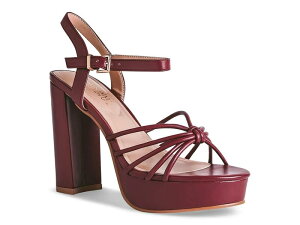 �x���W���~���E�H�[�N ���f�B�[�X �V���[�Y �T���_�� �v���b�g�t�H�[�� Touch Ups by Benjamin WalkTiara Platform Sandal Dark Red ���b�h