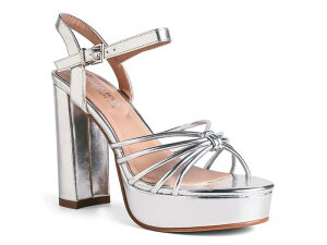 �x���W���~���E�H�[�N ���f�B�[�X �V���[�Y �T���_�� �v���b�g�t�H�[�� Touch Ups by Benjamin WalkTiara Platform Sandal Silver Metallic �V���o�[