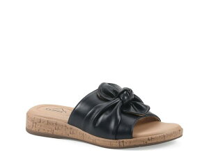 �N���t�o�C�z���C�g�}�E���e�� ���f�B�[�X �V���[�Y �T���_�� Cliffs by White MountainBonelle Sandal Navy �l�C�r�[