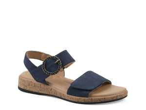�y���������z �N���t�o�C�z���C�g�}�E���e�� ���f�B�[�X �T���_�� �V���[�Y Cliffs by White MountainBonique Sandal Navy