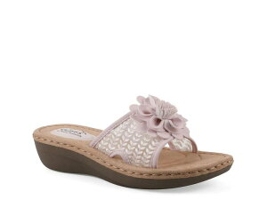�N���t�o�C�z���C�g�}�E���e�� ���f�B�[�X �V���[�Y �T���_�� Cliffs by White MountainChill Wedge Sandalight Pink �s���N